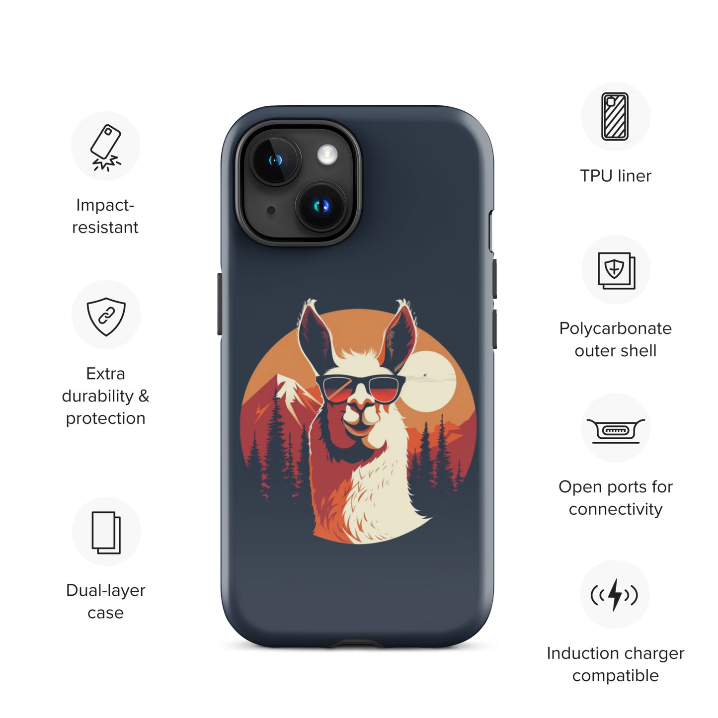 Llamazing Tough Case for iPhone®