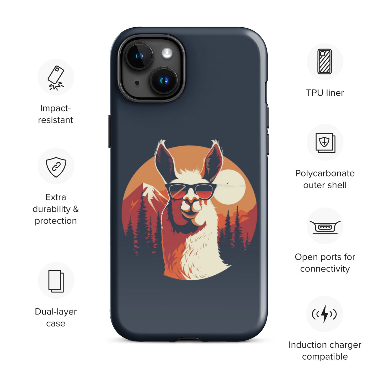 Llamazing Tough Case for iPhone®