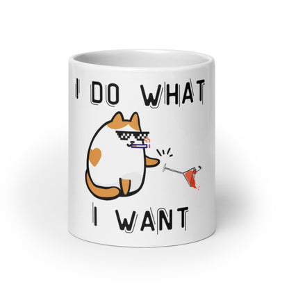 I Do What I Want Cat - Mug